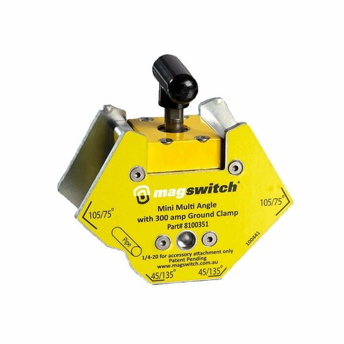Фиксатор магнитный Magswitch Mini Multi Angle с клеммой заземления 300 Amp 7951₽