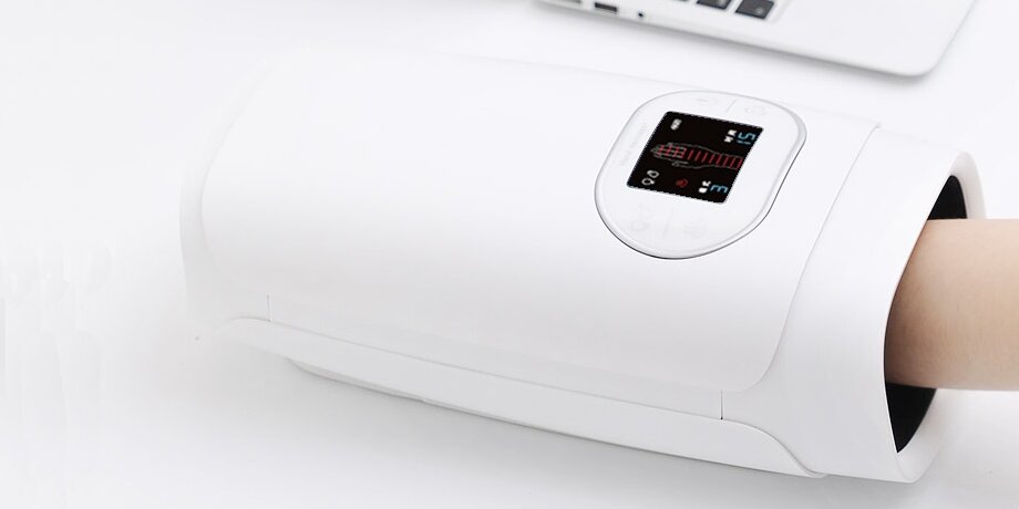 Вакуумный компрессионный массажер Xiaomi PMA KULAX Graphene Mouse Hand Massager (PMA-C20), белый, 1 уп., CN - фото №18