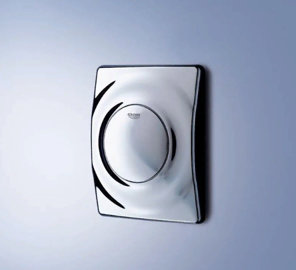 Кнопка смыва инсталляции для писсуара GroheSurf (1 режим смыва), хром (38808000)