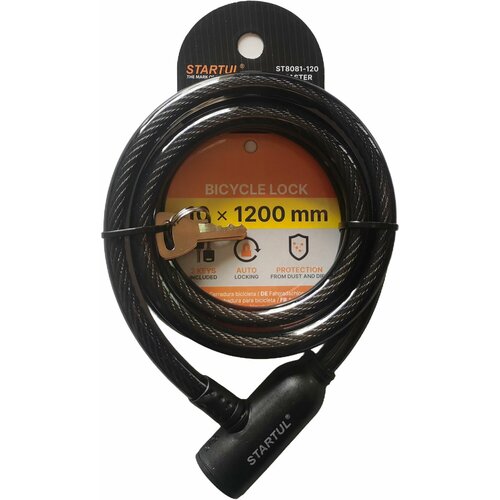 Замок тросовый велосипедный STARTUL Master ST8081-120 325₽