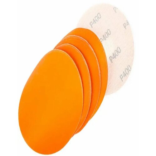 Круг абразивный шлифовальный d-125 мм P400 под липучку 5шт 307₽