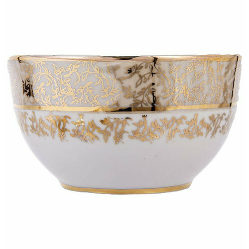 Набор пиал 13 см 6 шт МаМ декор Фредерика Золотые листики на бежевом 168106 13010₽