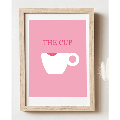 Постер для интерьера "The cup - Чашка", 1 шт, размер 30х40 см, (без рамы)