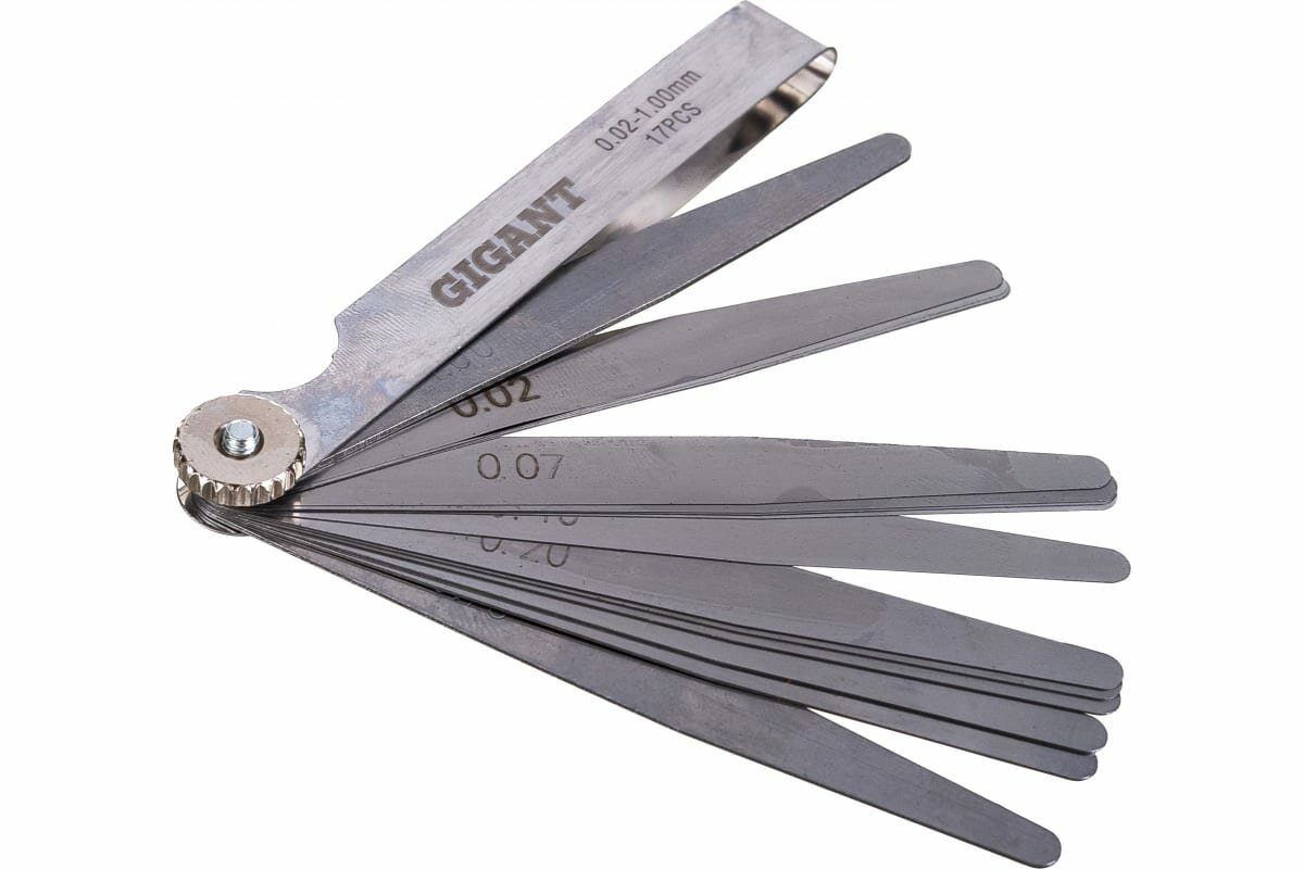 Gigant Набор измерительных щупов 17 шт, 0,02-1,00 мм GGS-17