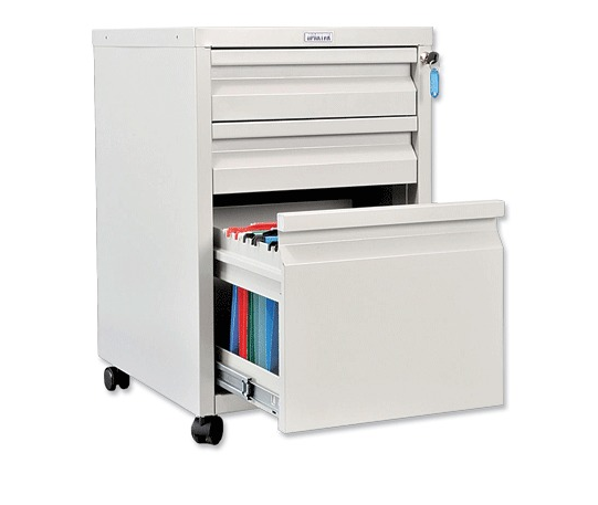 фото Тумба металлическая практик "ВА4-65/3 (АР-2)", 655х420х494 мм, для 50 подвесных папок+документы