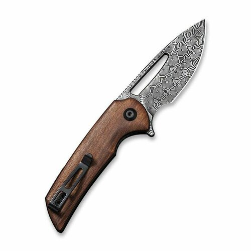 Нож Civivi Odium Flipper Knife Wood Handle (2.65 Damascus Blade) wood складной нож bm 9400bk 3 4 дюйма s30v черный атласный