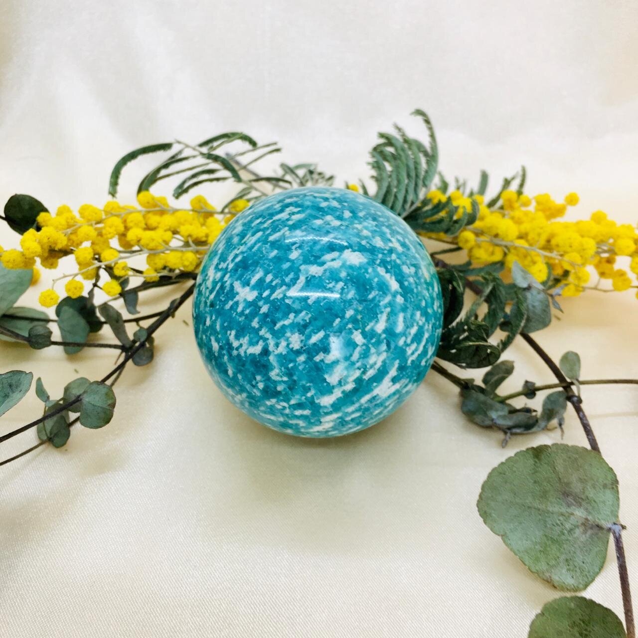 Подарок Сувенир амазонит в форме шара