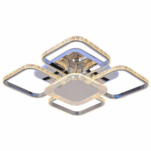 Люстра потолочная светодиодная с пультом мощность 142 Вт На комнату 10 метров от Getogazov Family 10370₽