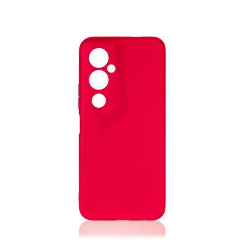Накладка силикон DF для Tecno Pova 4 Pro Красный силиконовый чехол на tecno pova 4 pro техно пова 4 про silky touch premium с принтом little prince сиреневый