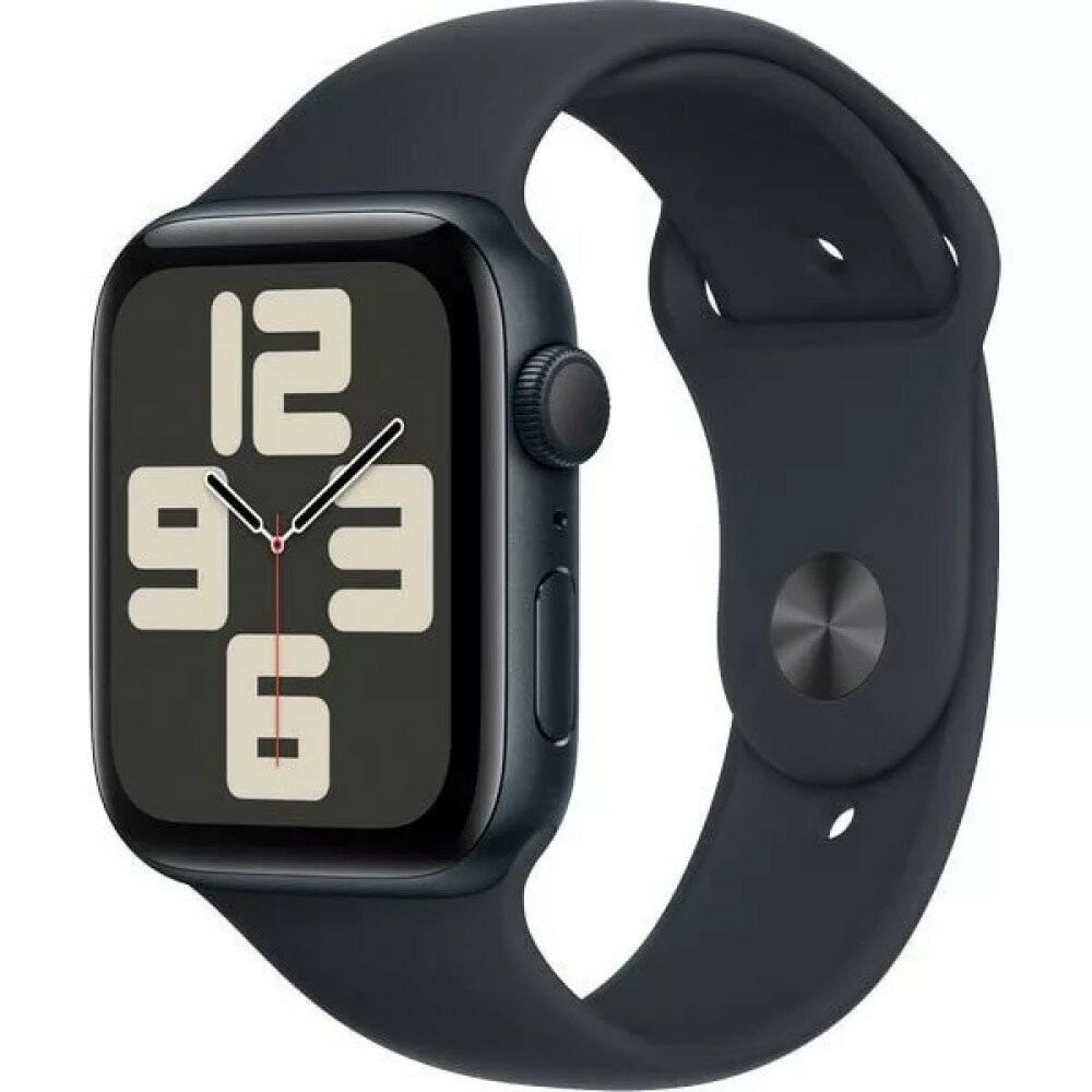 Умные часы Apple Watch Series SE Gen 2 44 мм Aluminium Case GPS, midnight Sport Band M/L