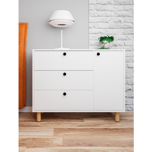 Комод Сканди 1, 82х103х35 см, VSmebel