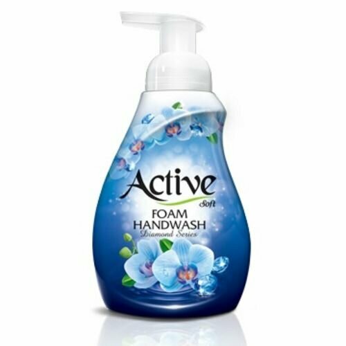 Active Пенка-мыло для рук Небесный бриллиант 500 мл 442₽