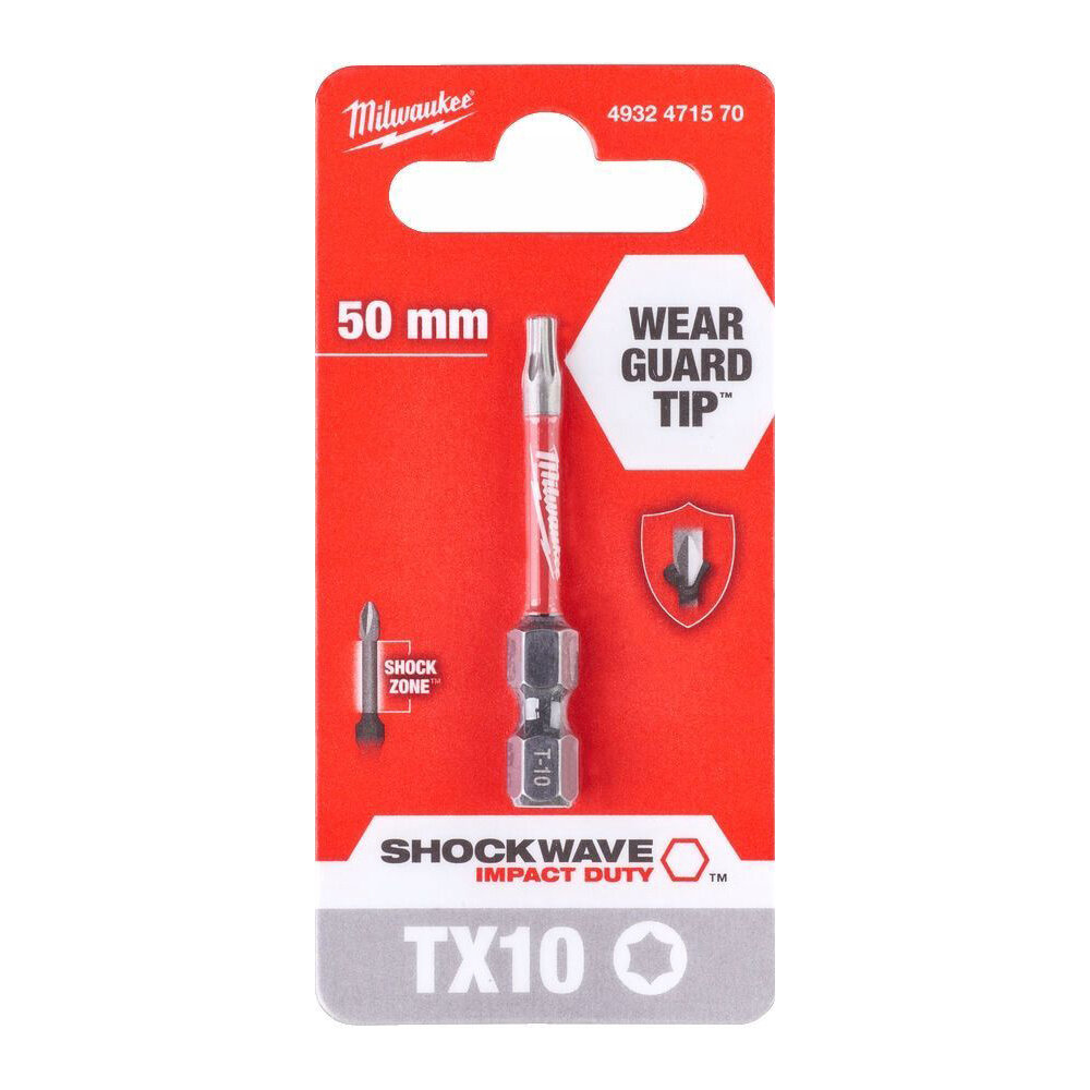 Насадка Milwaukee Shockwave TX10 50мм 4932471570 - фото №7