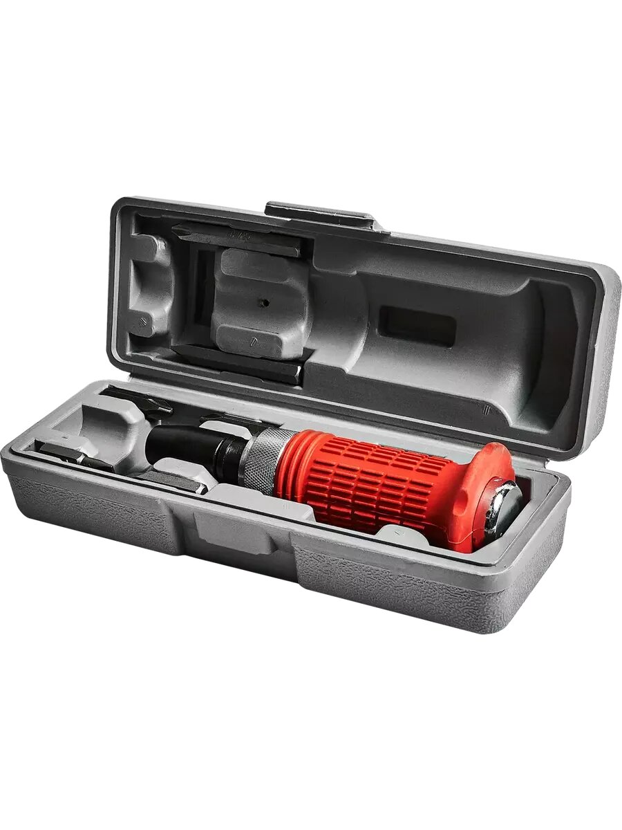 Отвертка с набором бит ударная , 7 шт.