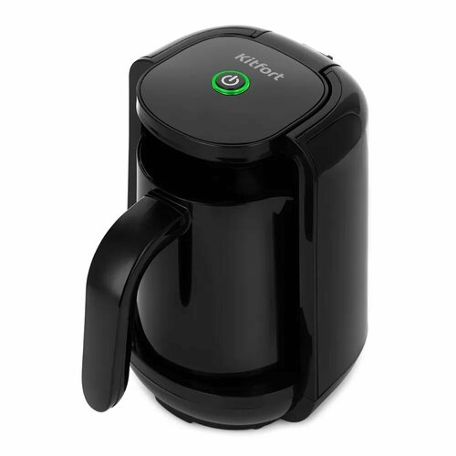 Турка электрическая Kitfort КТ-761-1 480 Вт объем 250 мл время приготовления 35 мин цвет черный 3179₽