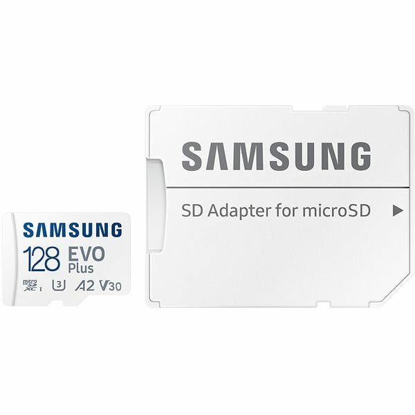 Карта памяти Samsung Evo Plus MB-MC128SA/EU microSDXC U3 128GB с адаптером