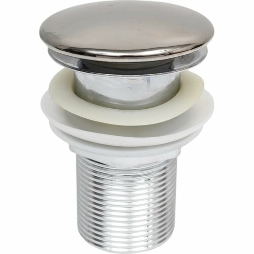 Донный клапан SantiLine SL-105 Click-Clack с переливом Хром 1900₽