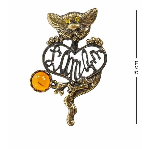 Подвеска Народные промыслы янтарь бронзовый 1493₽