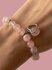 Браслет OM Gemstone Workshop, кварц розовый