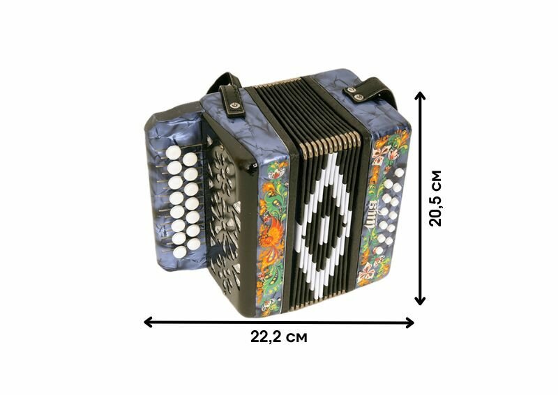 Шуйская гармонь S40XL-C-BL — фото 1