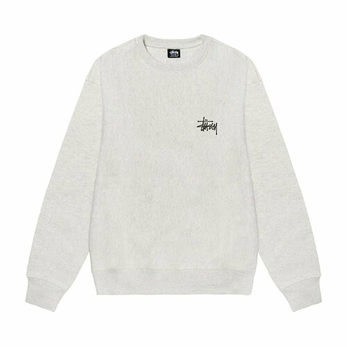 фото Свитшот stussy basic stussy crew, размер xl, , серый
