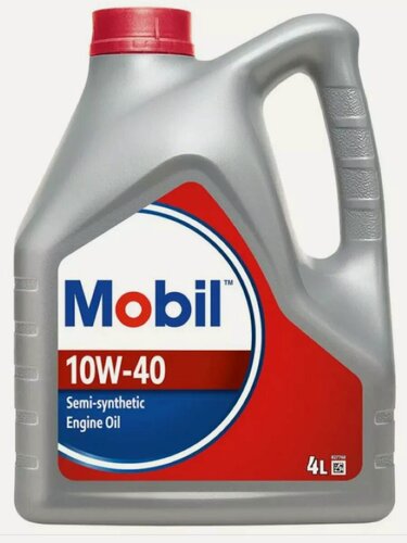 Изображение товара Масло моторное 155098 Mobil "Motor Oil 10W-40", полусинтетика, 4 л.