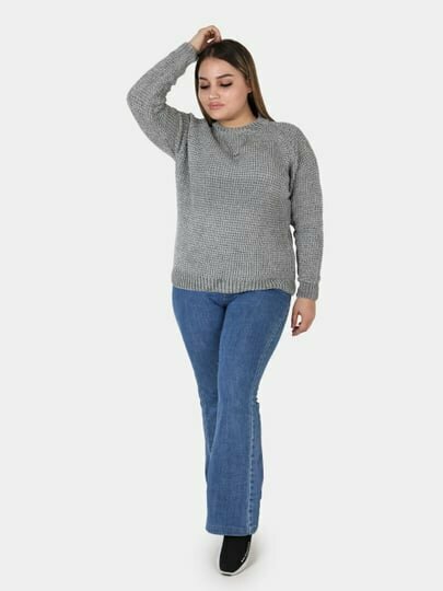 Джемпер , размер One Size, серый — фото 1