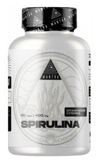 Mantra Spirulina 400 мг 60 капсул