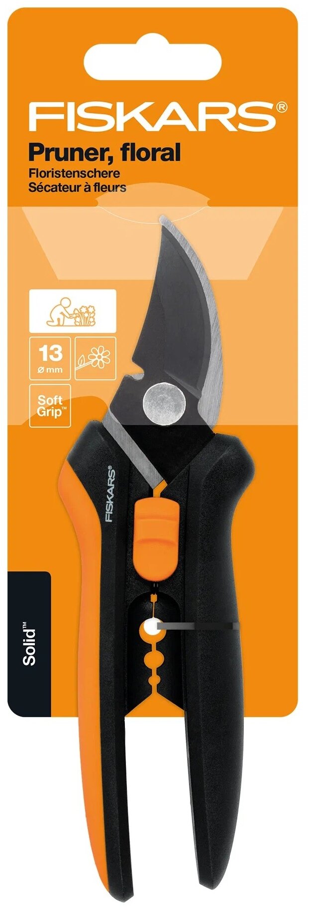 Ножницы для цветов Fiskars Solid SP14 1051601 - фотография № 6