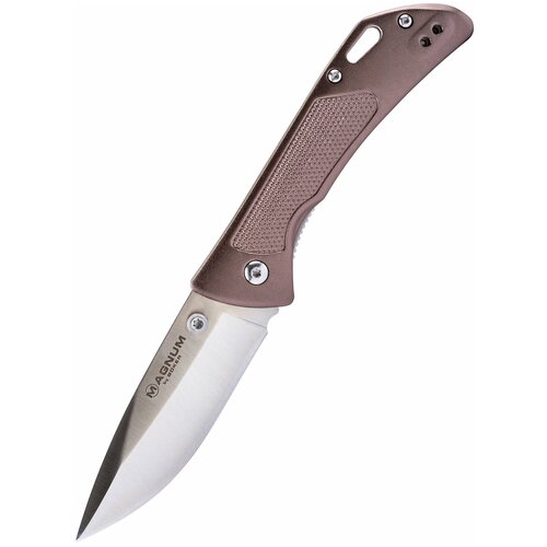 фото Нож magnum 01ry303 advance checkering dark bronze boker