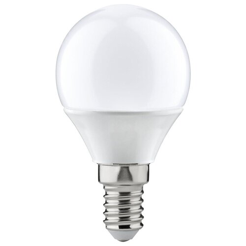 Лампа светодиодная LED матовая Port, E14, G45, 7 Вт, 3000 К, теплый свет