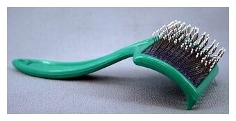 фото Зооник Пуходёрка средняя с каплей пластмассовая ручка