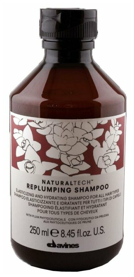 Davines шампунь NaturalTech Replumping, 250 мл - фотография № 5