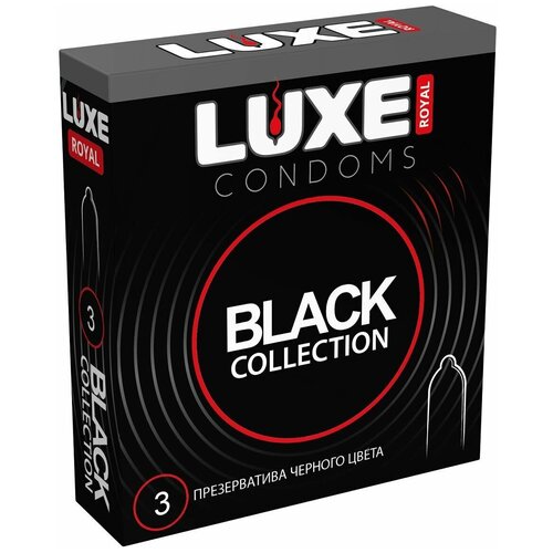 Презервативы Luxe Royal Black Collection (Черные)