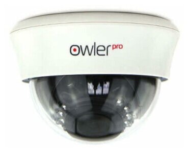 AHD видеокамера Owler V720Pi 1 Мп внутренняя, варифокальный объектив, угол обзора 90-25 гр, ИК- 20 метров