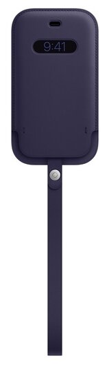 Чехол-конверт Apple iPhone 12 mini Leather Sleeve MagSafe Deep Violet (Тёмно-фиолетовый) MK093ZE/A