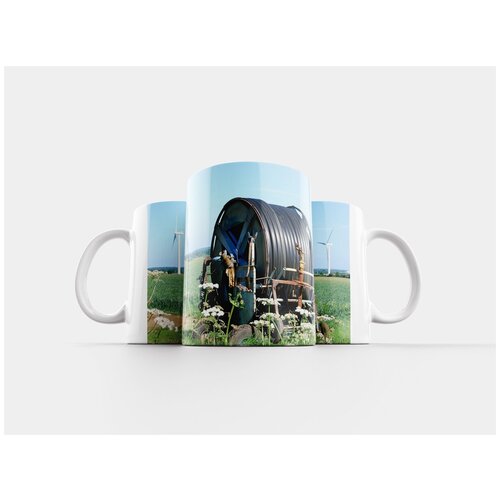 фото Кружка "гибкая трубка, сельского хозяйства, оборудование" 320 мл lotsprints