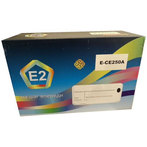 Картридж E2 - Совместим с HP Color LaserJet CP3525n/3525dn/3525x/CM3530 MFP/CM3530fs MFP BLACK E-CE250A