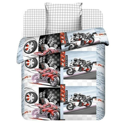 Василек Детское постельное бельё 1,5 сп. «Мотокросс»