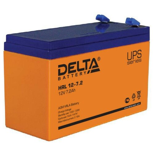 фото Аккумулятор delta hrl 12-7.2 delta battery