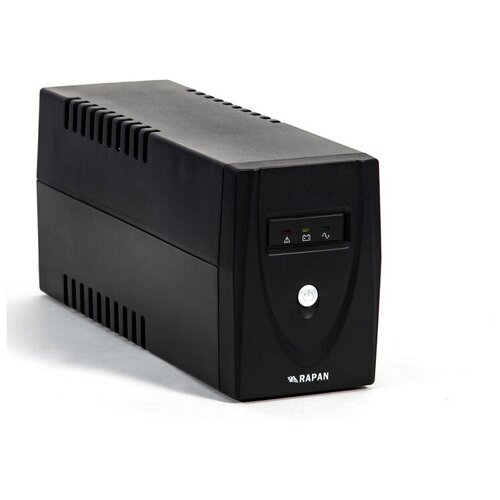 Интерактивный ИБП РАПАН RAPAN-UPS 800 черный 480 Вт ибп irbis ups personal plus 800va 480w isbr800e
