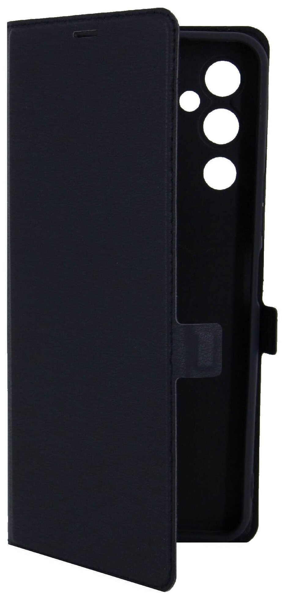 Чехол на Tecno Pova 4 (Техно Пова 4 ) черный чехол книжка эко-кожа с функцией подставки отделением для карт и магнитами Book case Brozo