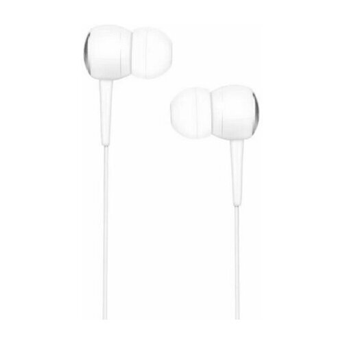 Наушники с микрофоном Hoco M19 Drumbeat 12м белые 44400₽