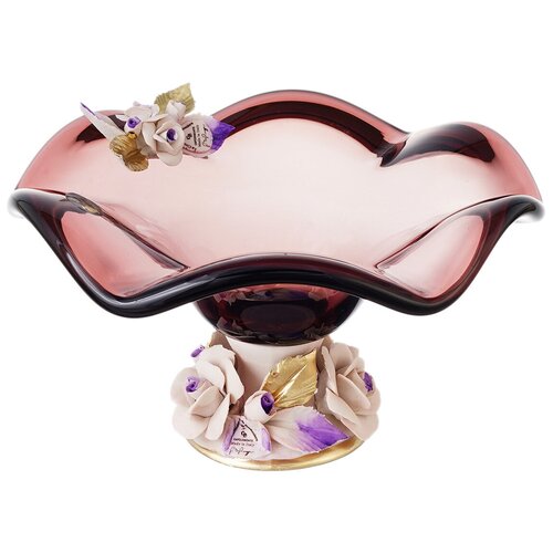 Конфетница White Cristal Гранат