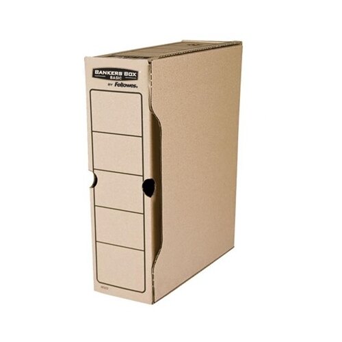 Короб архивный Fellowes Bankers Box Basic (260х325мм, 100мм, гофрокартон) бурый (FS-00102)