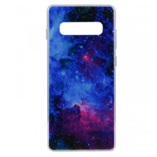 Силиконовый чехол с рисунком для Samsung Galaxy S10 Plus