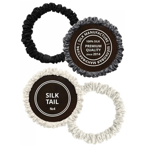 Шёлковые резинки для волос SILK TAIL (4 шт)