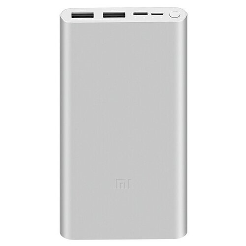 Портативный аккумулятор Xiaomi Mi Power Bank 3 10000 mAh Type-C Silver
