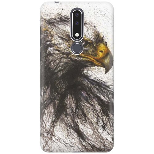 фото Re:paчехол - накладка artcolor для nokia 3.1 plus с принтом "ястреб"