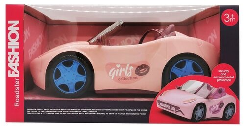 Автомобиль Наша игрушка Машина для куклы, 925-102, розовый